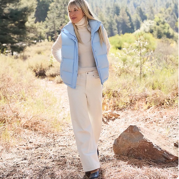 Women’s Corduroy Wide leg Plus size 18W Ivory Pants - Picture 1 of 10